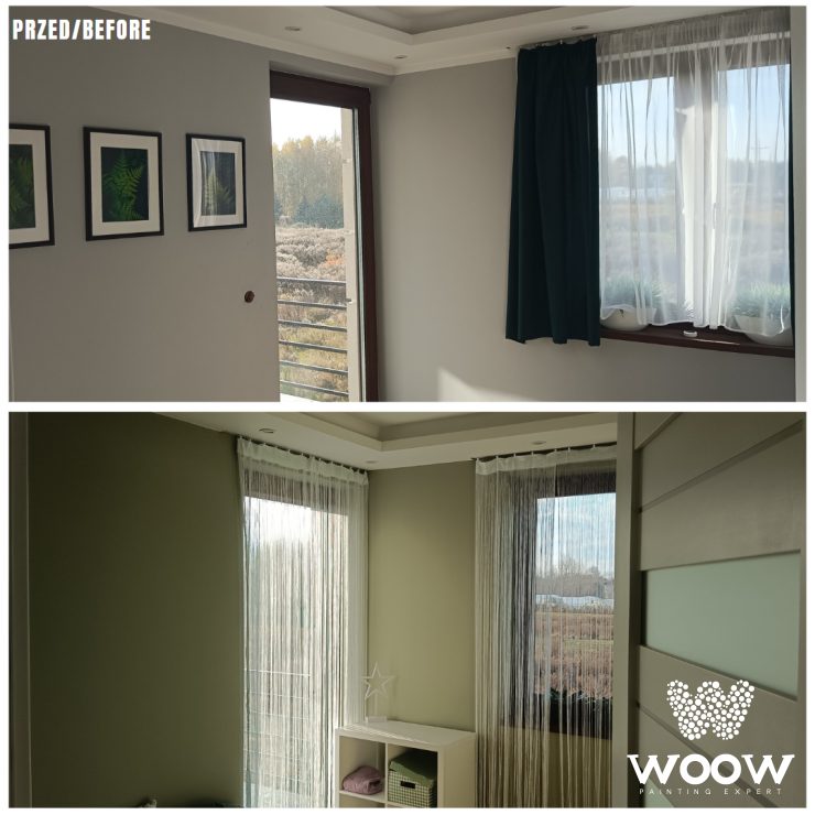 Malowanie sypialni - Warszawa