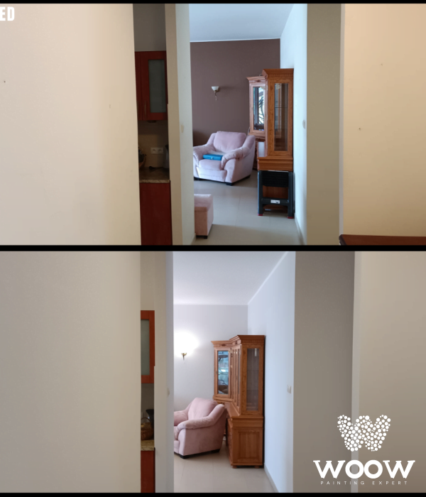 Luksusowe Malowanie na Wilanowie: 175 m2, Białe Sufity i Eleganckie Szare Ściany!