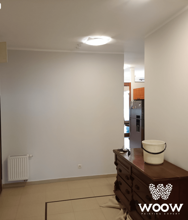 Luksusowe Malowanie na Wilanowie: 175 m2, Białe Sufity i Eleganckie Szare Ściany!