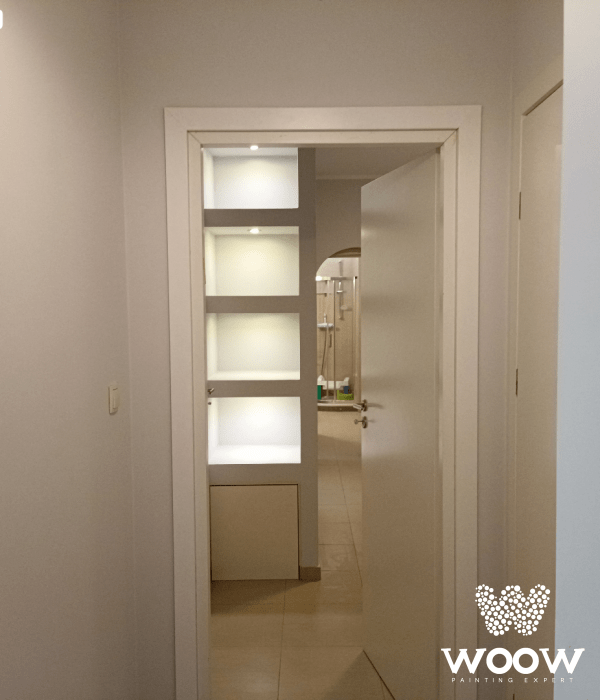 Luksusowe Malowanie na Wilanowie: 175 m2, Białe Sufity i Eleganckie Szare Ściany!