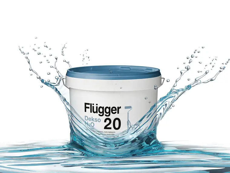 Flügger Dekso H2O - Wytrzymała farba do zadań specjalnych