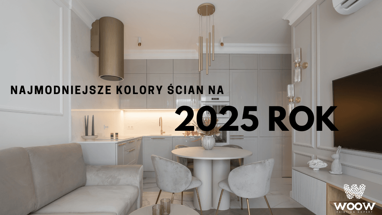 Najmodniejsze kolory ścian na 2025 rok - trendy i inspiracje 