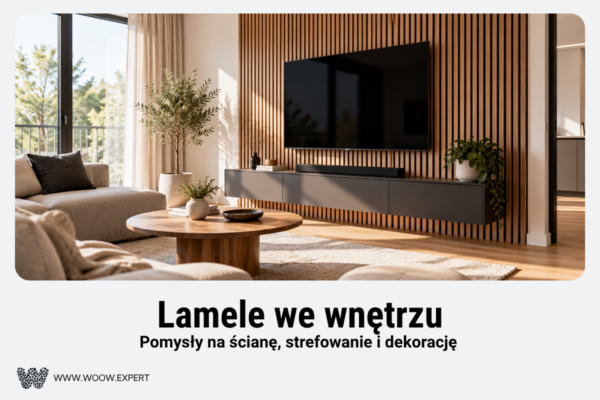 Drewniane Lamele Dekoracyjne Na Ścianie Nowoczesnego Salonu.