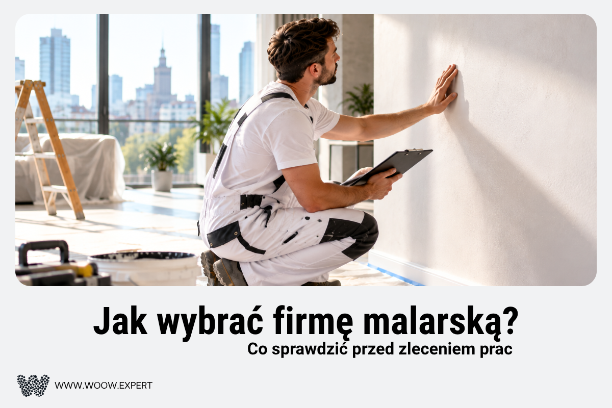 Malarz Podczas Oceny Ściany Przed Rozpoczęciem Prac Malarskich W Mieszkaniu.