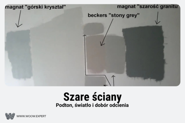 Malowanie Ściany Stonowanym Szarym Kolorem W Jasnym Nowoczesnym Wnętrzu.
