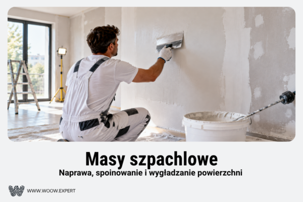 Nakładanie Masy Szpachlowej Na Ścianę Podczas Przygotowania Powierzchni Do Malowania.