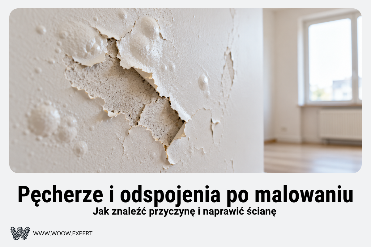 Odspojona Farba I Gładź Na Ścianie Wymagająca Usunięcia Przed Ponownym Malowaniem.