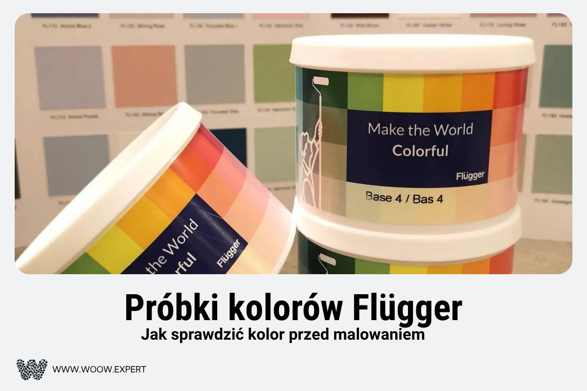 Porównywanie Kilku Próbek Kolorów Farby Na Ścianie W Jasnym Wnętrzu.