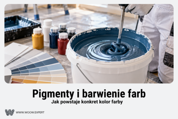 Przygotowanie Kolorowej Farby W Profesjonalnym Systemie Barwienia Przed Malowaniem Ścian.