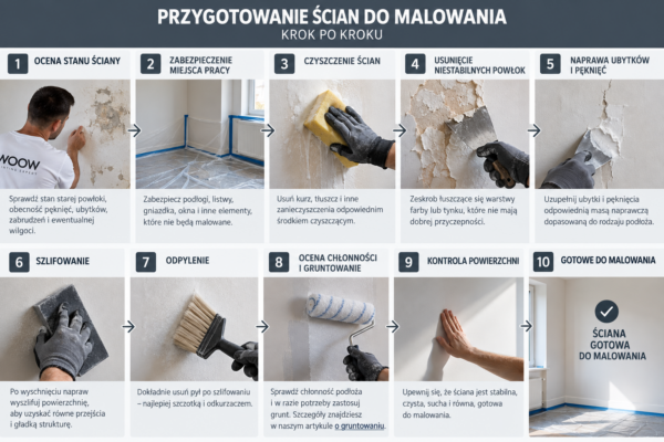 Przygotowanie Ścian Do Malowania Krok Po Kroku