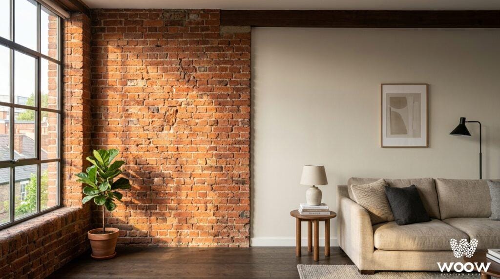 Soft Loft - elegancja bez betonu, czyli jak dobrać barwy farb do cegły i surowego metalu